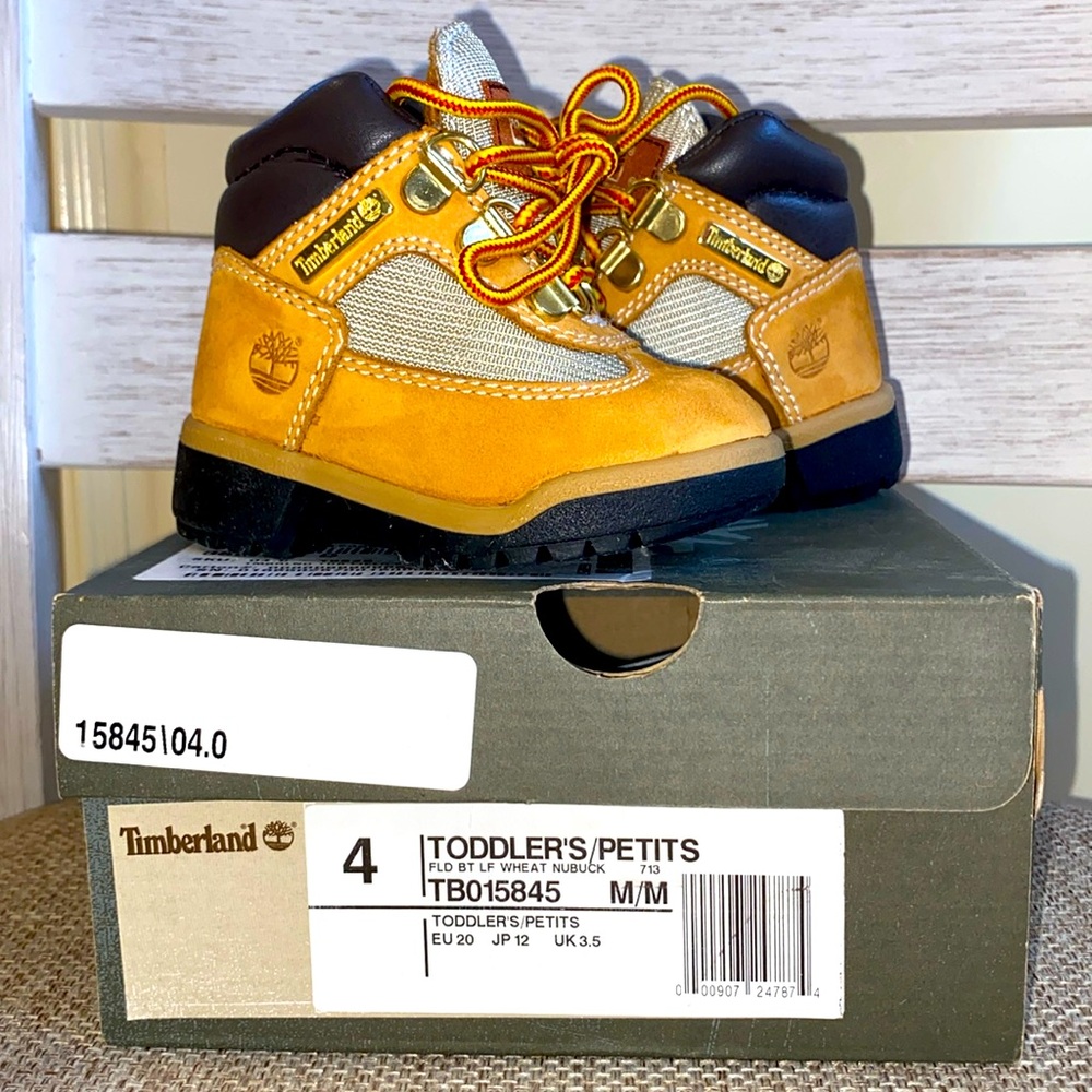Timberland Field Boot Wheat Nubuck Size 4
